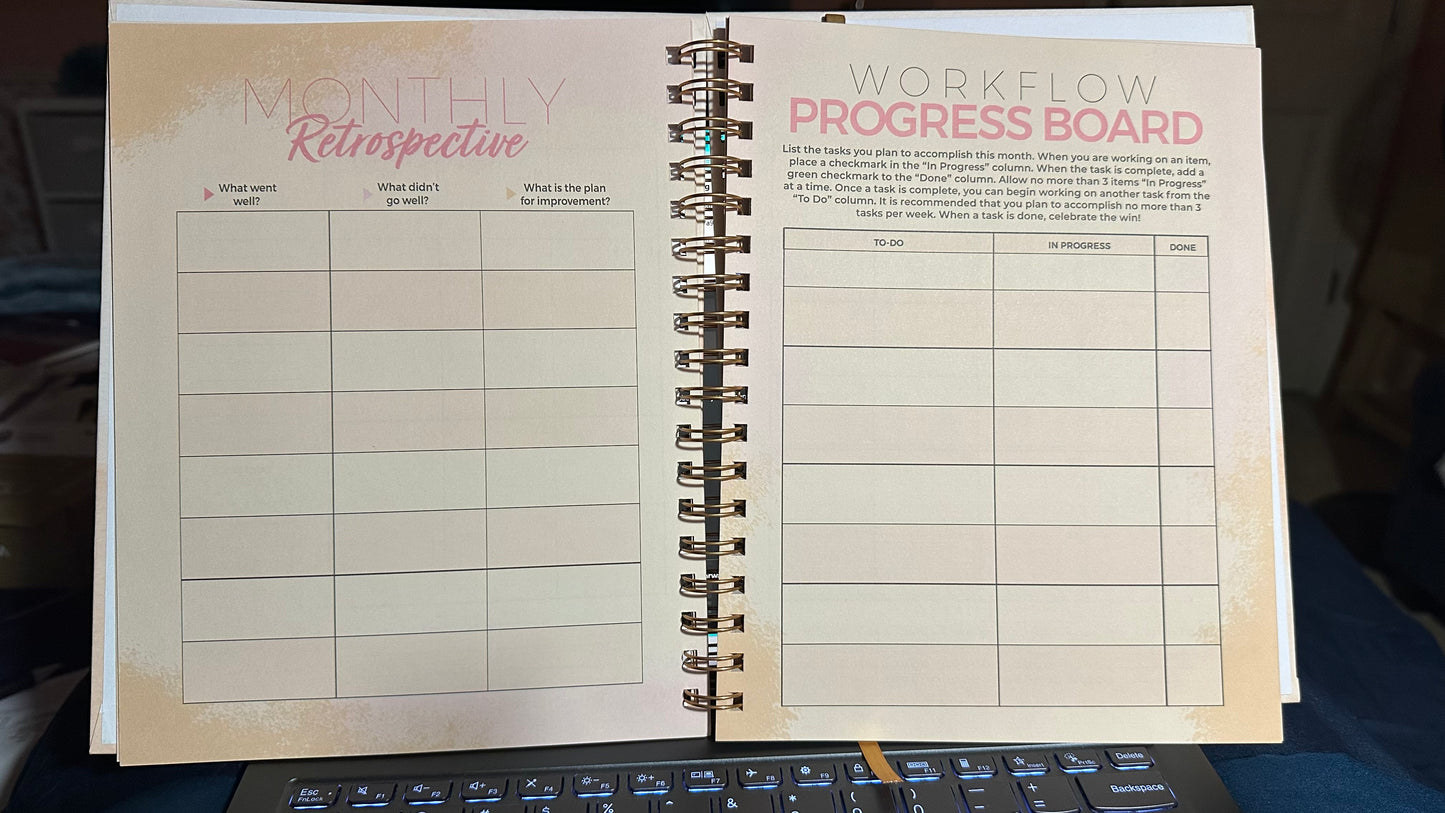Sale! Hard Cover Planner by Nourishing Thoughts