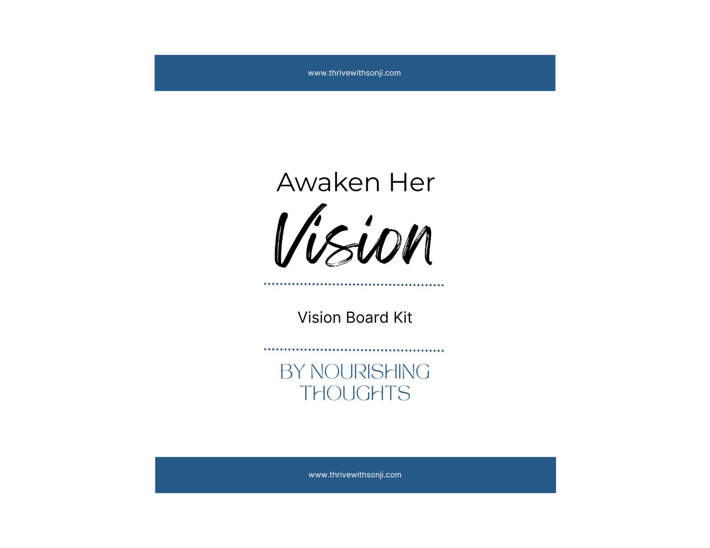 Soon Available - Awaken Her Vision -Vision Board Kit