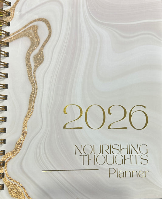 2026 Premium Hard Cover Spiral Bound Planner
